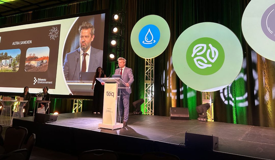 SANEXEN wins the Water Sector Distinction Award from Réseau Environnement
