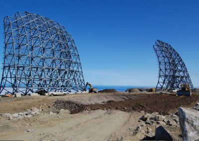 Réhabilitation environnementale de l’ancienne base radar de la DEW Line, Cape Dyer, Nunavut