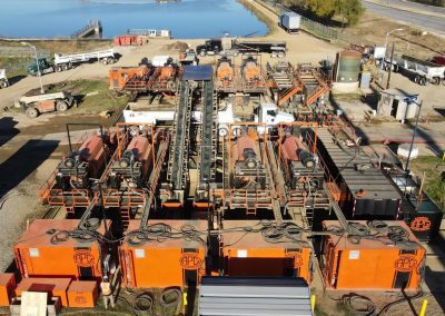 Removing Dry Tons from Texas Water Treatment Lagoons