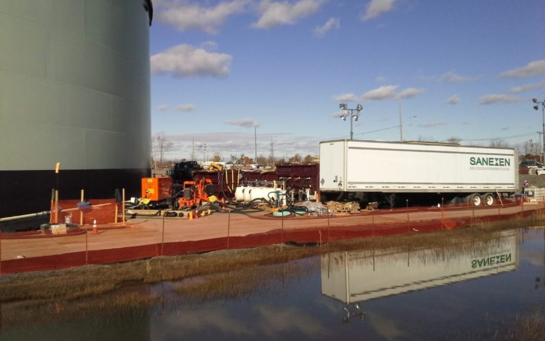Traitement d’eau provenant d’un essai hydrostatique sur un pipeline